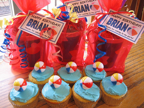 Kids Beach Party Favor Ideas
 Pool Party Favors & Beach Ball Cupcakes – Kids Birthday