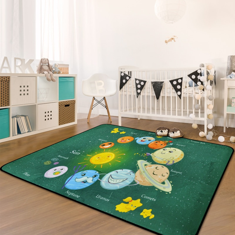 Kids Bedroom Area Rugs
 Nordic Cartoon Carpets For Living Room Children Carpet