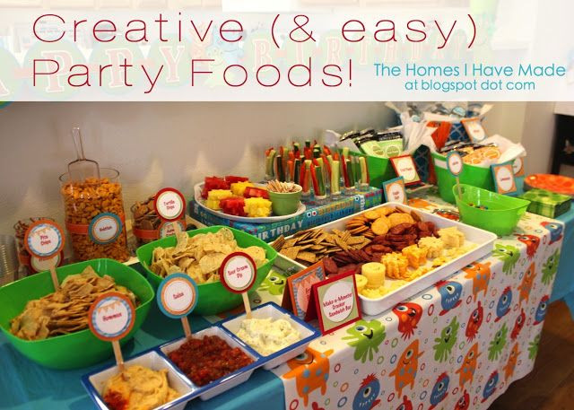Kids Birthday Party Food Idea
 Monster Party Spotlight on Food