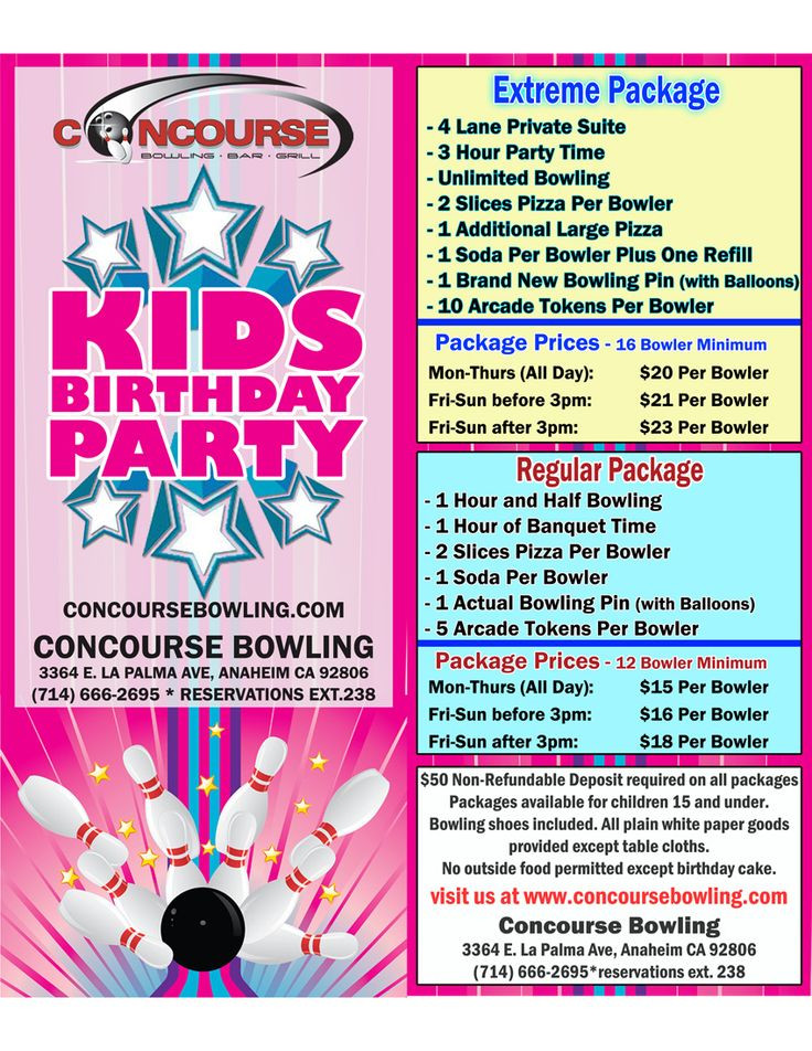 Kids Birthday Party Packages
 12 best pintrest images on Pinterest