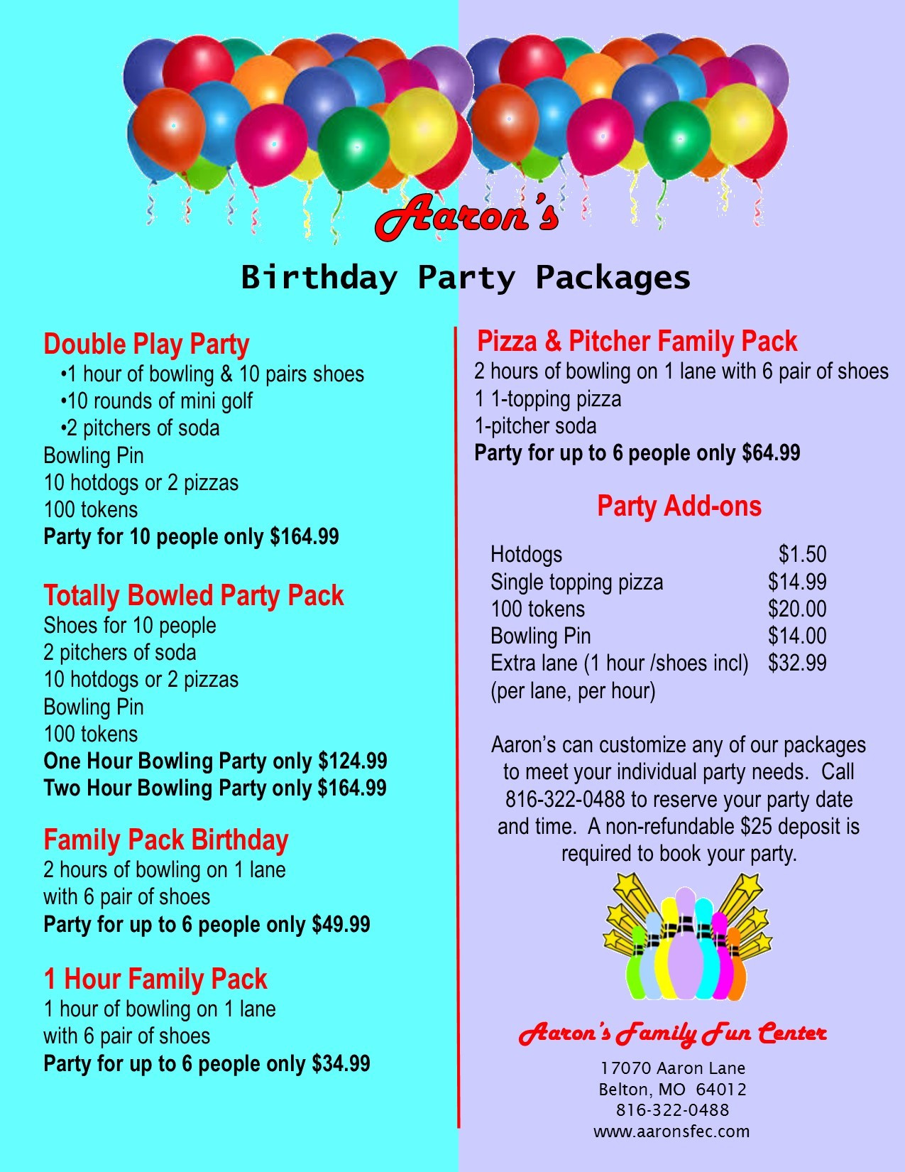 Kids Birthday Party Packages
 Adult Birthday Party Ideas Parties