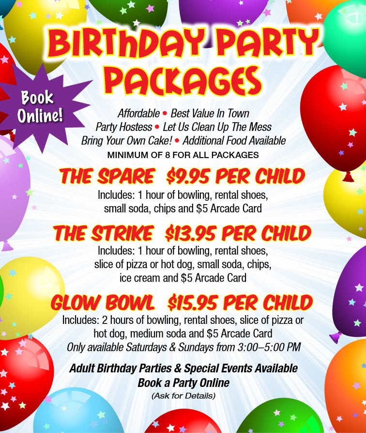 Kids Birthday Party Packages
 Birthday Party Ideas Kids Parties Packages
