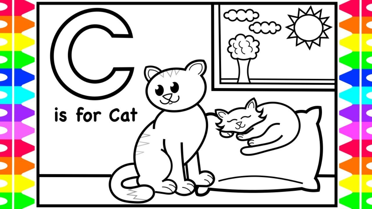 Kids Coloring Book
 ABC Coloring Pages for Kids