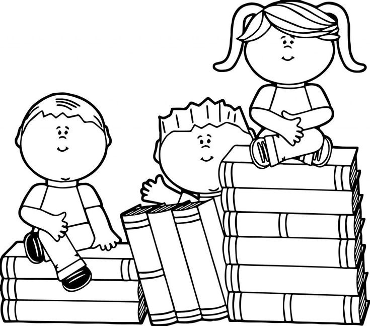Kids Coloring Clipart
 Books Coloring Pages Educational Coloring Pages