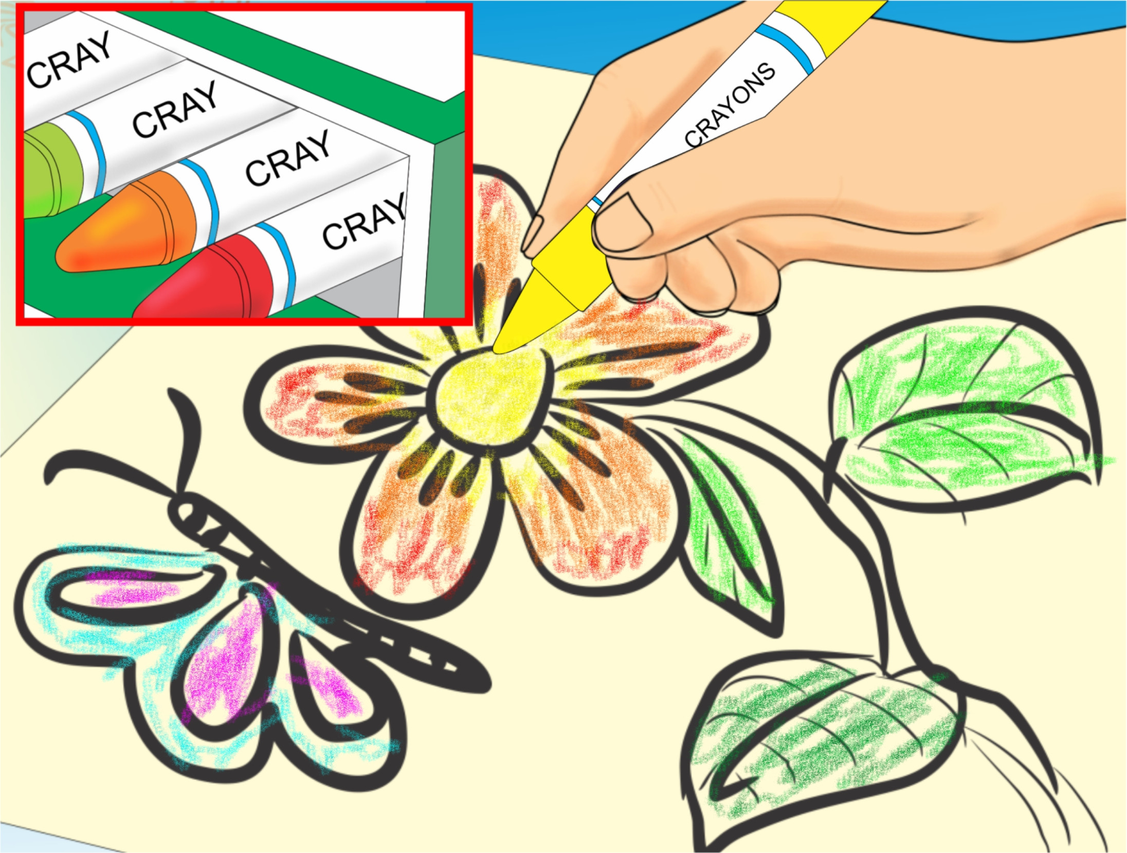 Kids Coloring Clipart
 How to Make a Coloring Book for Young Children 6 Steps