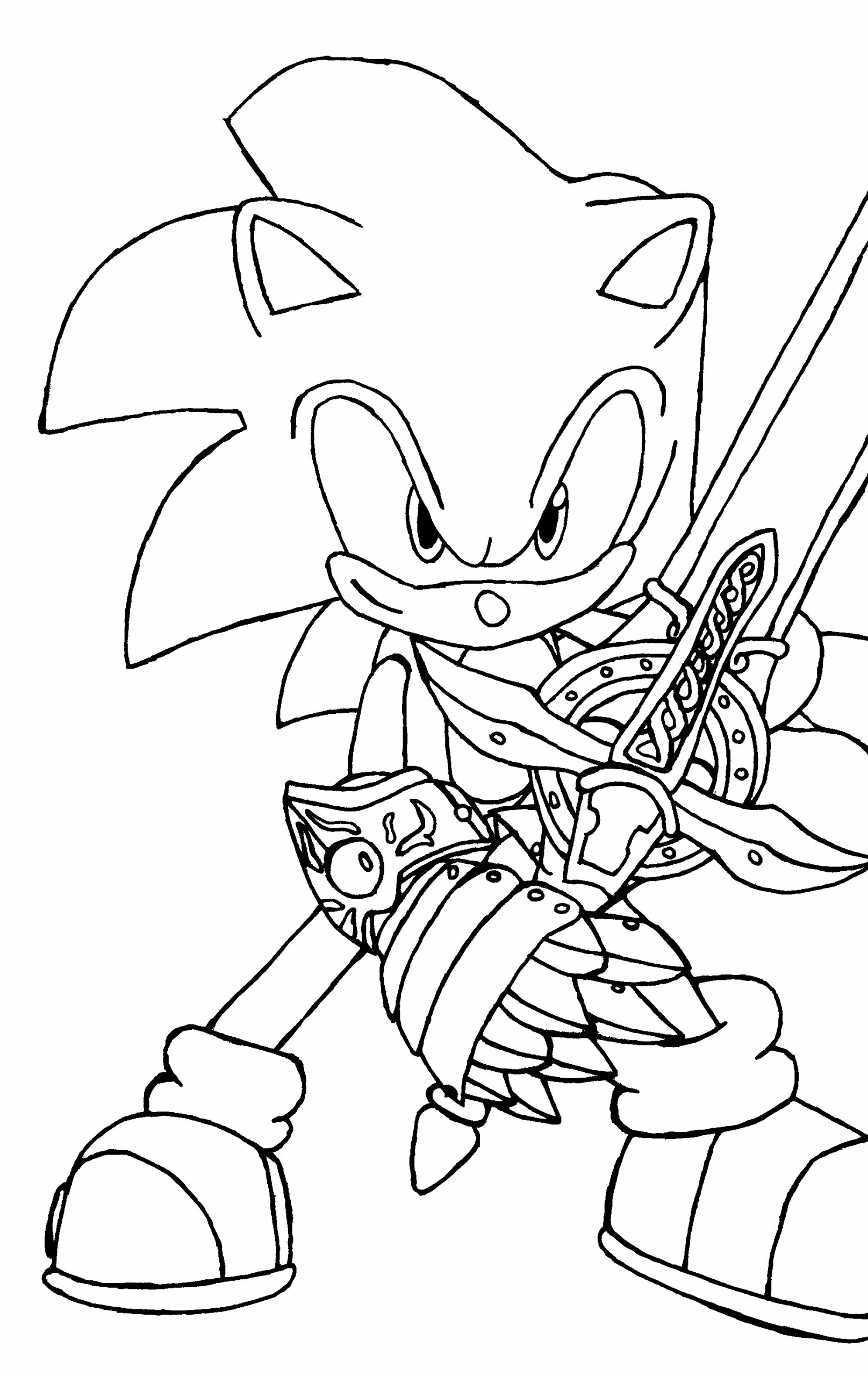 Kids Coloring Pages Printable
 Free Printable Sonic The Hedgehog Coloring Pages For Kids