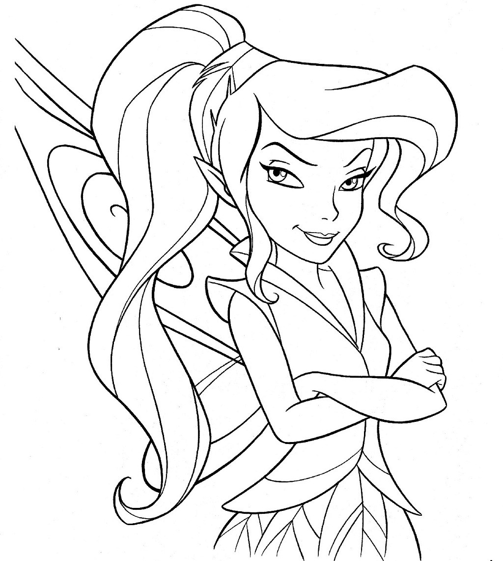 Kids Coloring Pages Printable
 Free Printable Fairy Coloring Pages For Kids