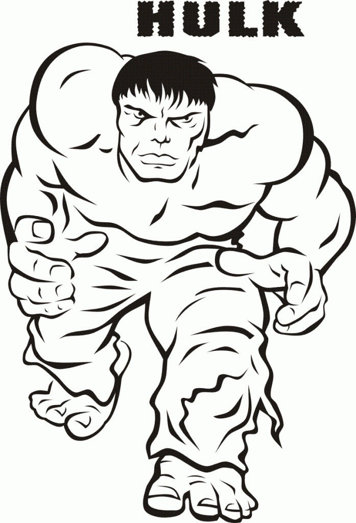 Kids Coloring Pages Printable
 Free Printable Hulk Coloring Pages For Kids