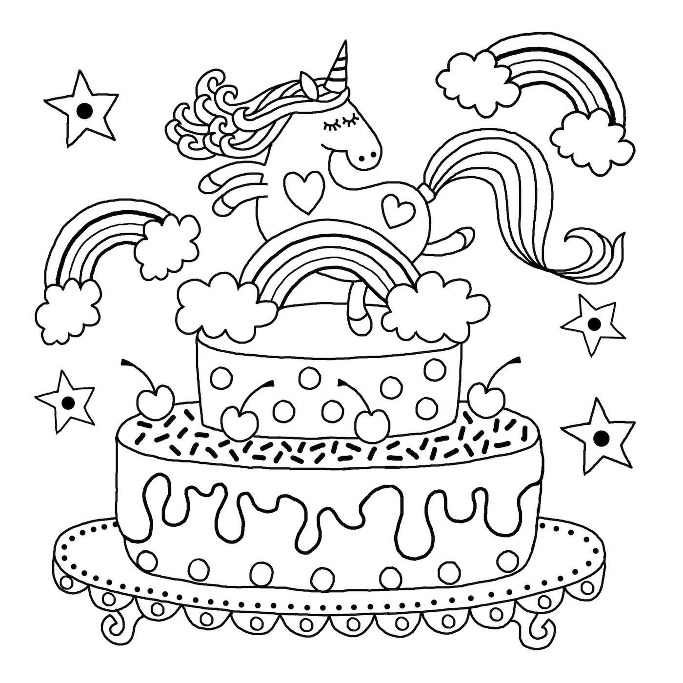 The Best Kids Coloring Pages Unicorn - Home, Family, Style and Art Ideas