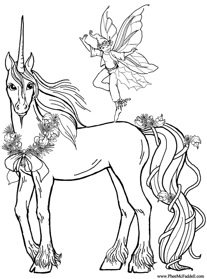 Kids Coloring Pages Unicorn
 unicorns coloring pages