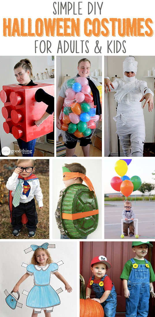 Kids Costumes DIY
 Simple DIY Halloween Costumes For Adults & Kids e Good