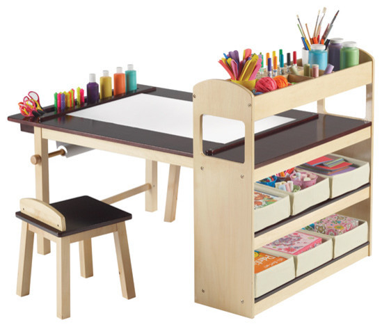 Kids Craft Table And Chairs
 Deluxe Art Center modern kids tables and chairs