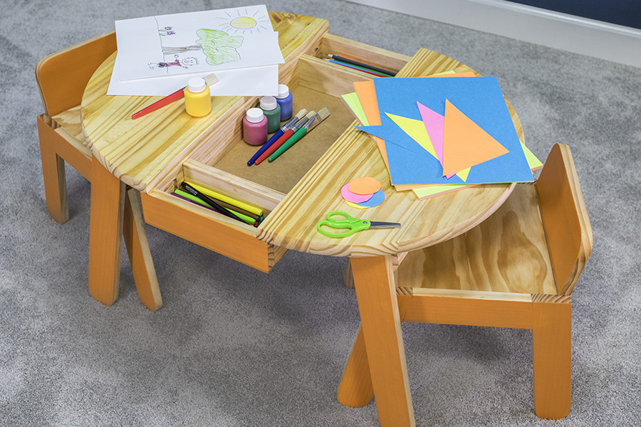 Kids Craft Table And Chairs
 Kids Art Table and Chairs buildsomething
