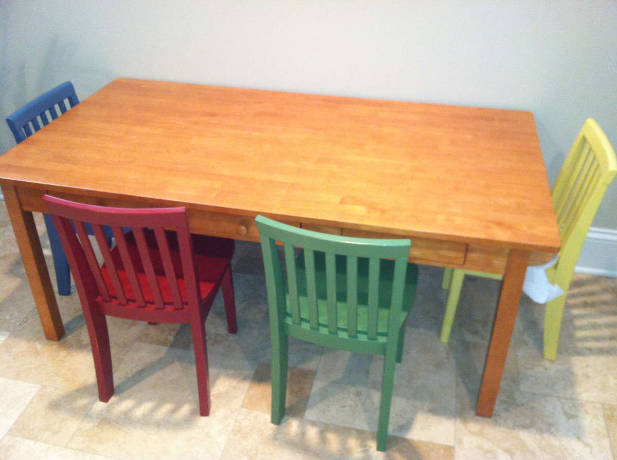 Kids Craft Table And Chairs
 Pottery Barn Kids Carolina Craft Table & 4 Chairs $150