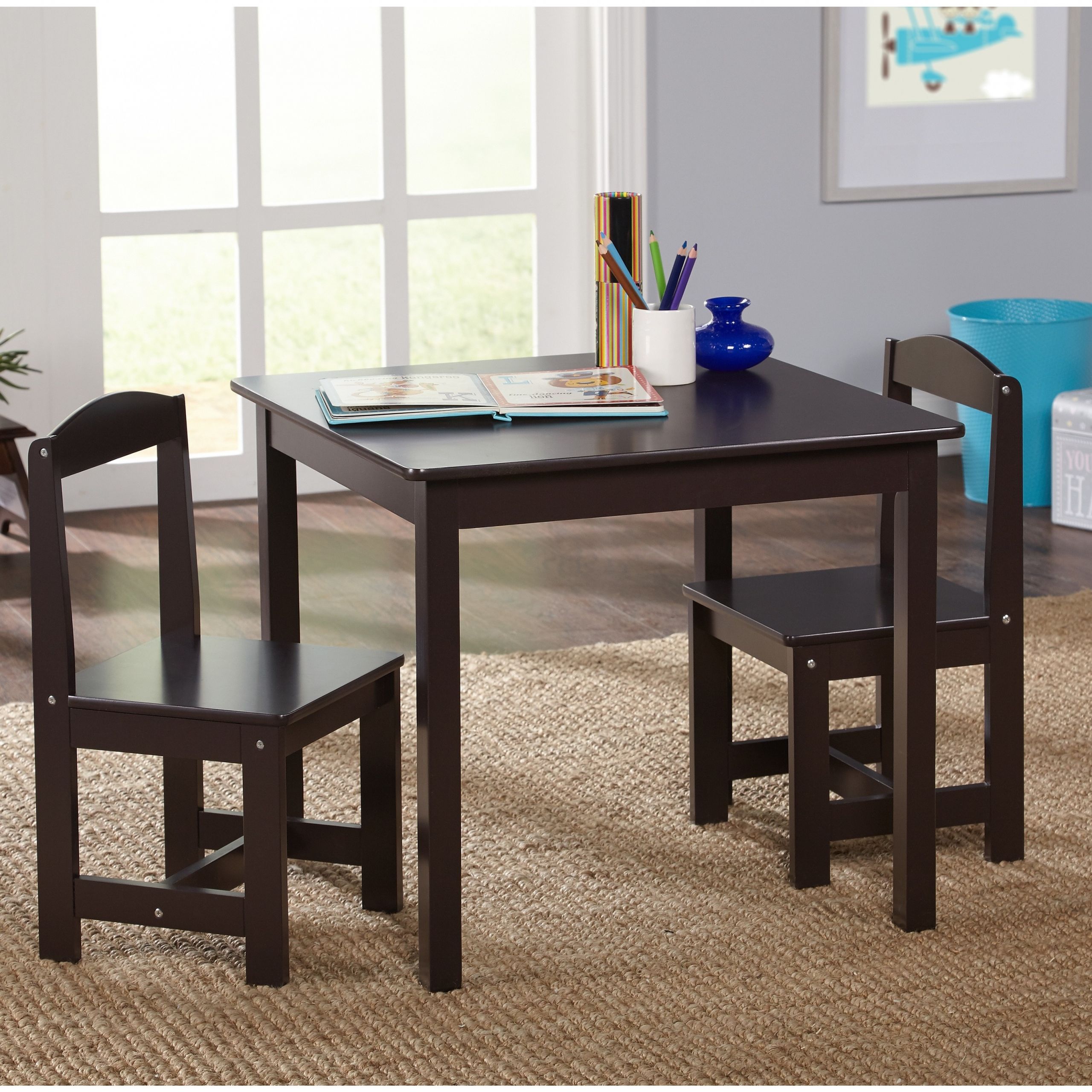 Kids Desk And Chair
 Hayden Kids 3 Piece Table and Chair Set Multiple Colors