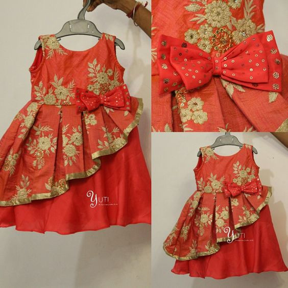 Kids Dress Design
 Different Types of Frock Designs for Baby Girls Craft