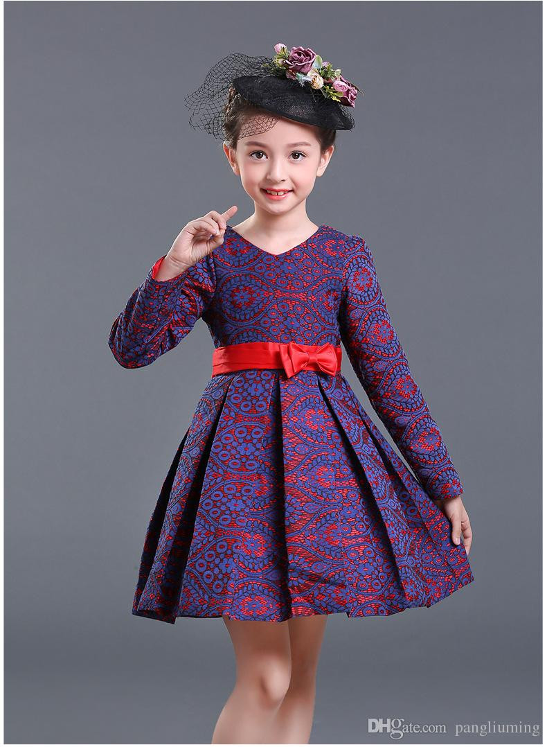 Kids Dress Design
 2018 New Design Children Winter Dress Kids Clothes
