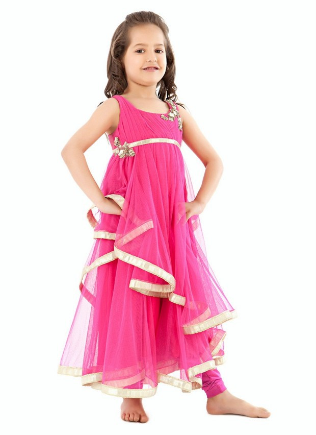 Kids Dress Design
 Kidology Designer Kids Wear Dresses 2014 Indian Lehenga