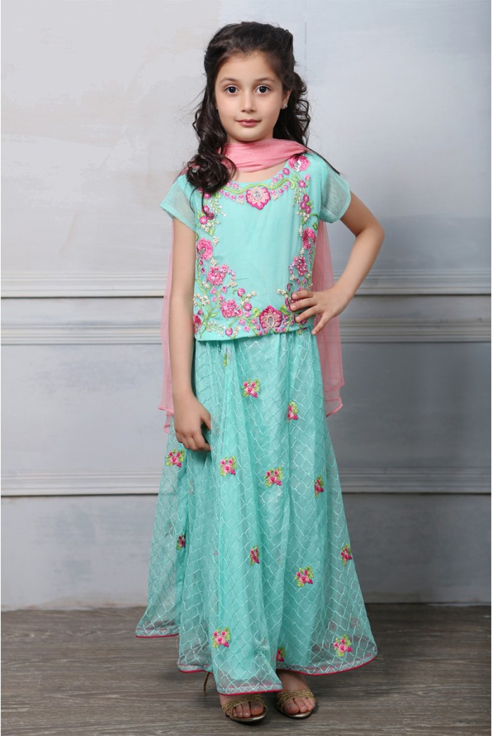 Kids Dress Design
 Maria B Fancy Kids Dresses Designs 2018 19 Collection for