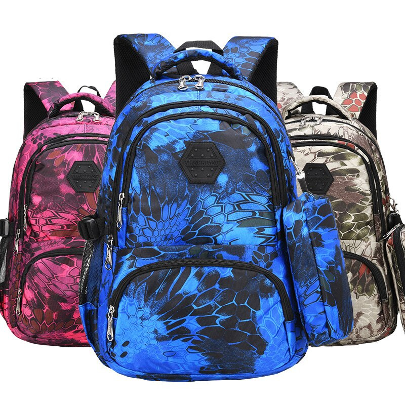 Kids Fashion Backpacks
 Fashion kids backpack Orthopedic Schoolbag Camouflage