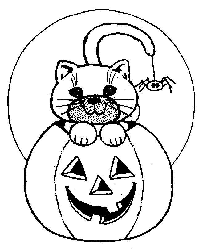 Kids Halloween Coloring Pages
 24 Free Printable Halloween Coloring Pages for Kids