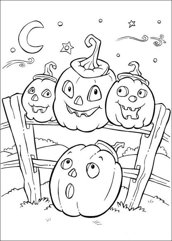 Kids Halloween Coloring Pages
 20 Fun Halloween Coloring Pages for Kids Hative