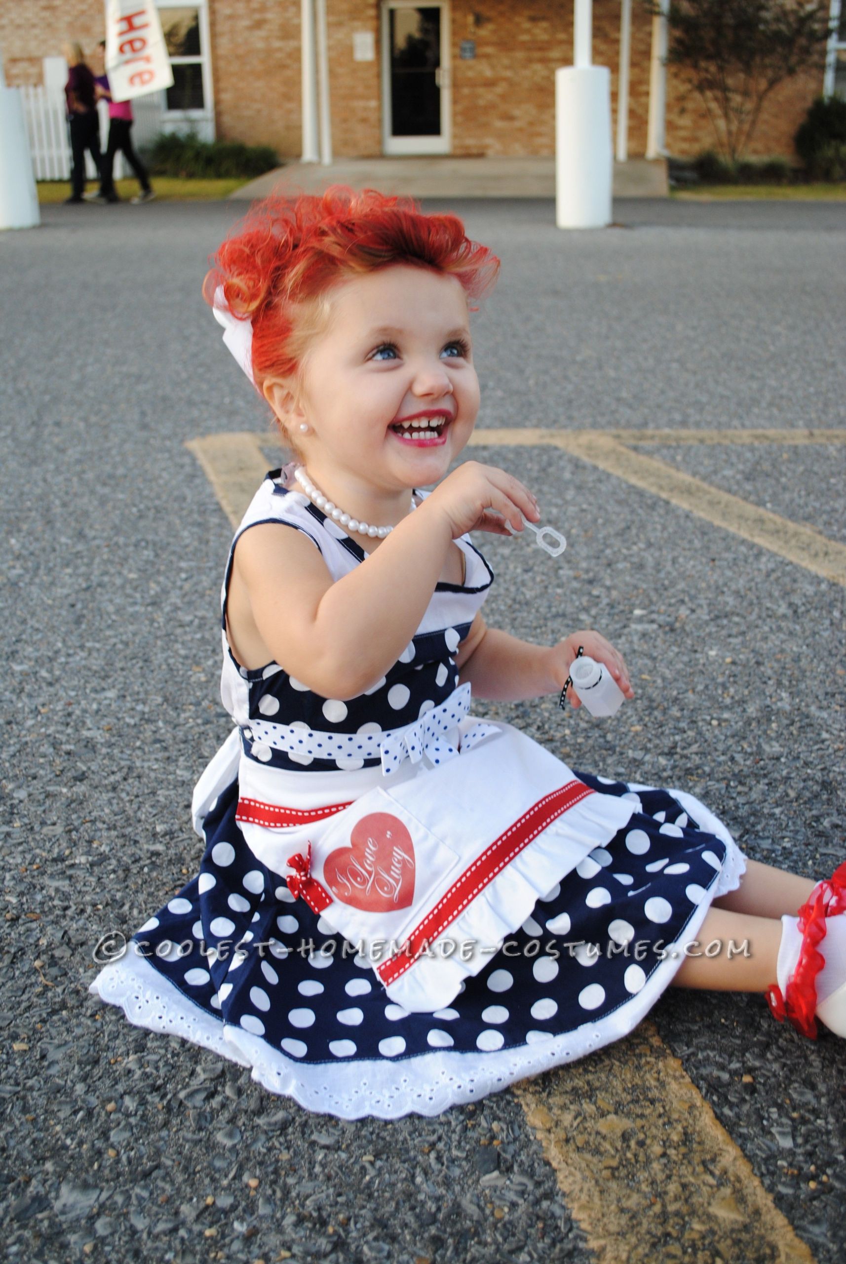 Kids Halloween Costumes DIY
 Adorable “I Love Lucy” Homemade Costume for a Toddler