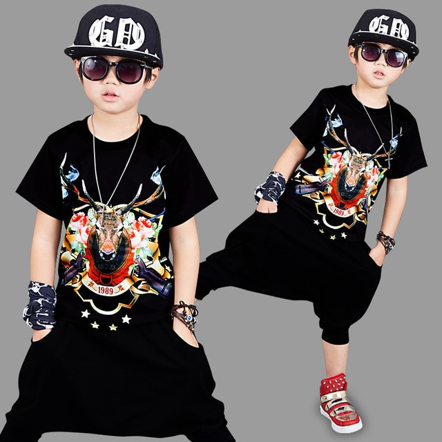 Kids Hip Hop Fashion
 Performance wear children s hip hop clothing boys summer