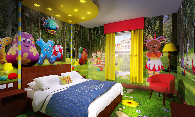 Kids Hotel Room
 Alton Towers unveils new CBeebies Land Hotel with themed