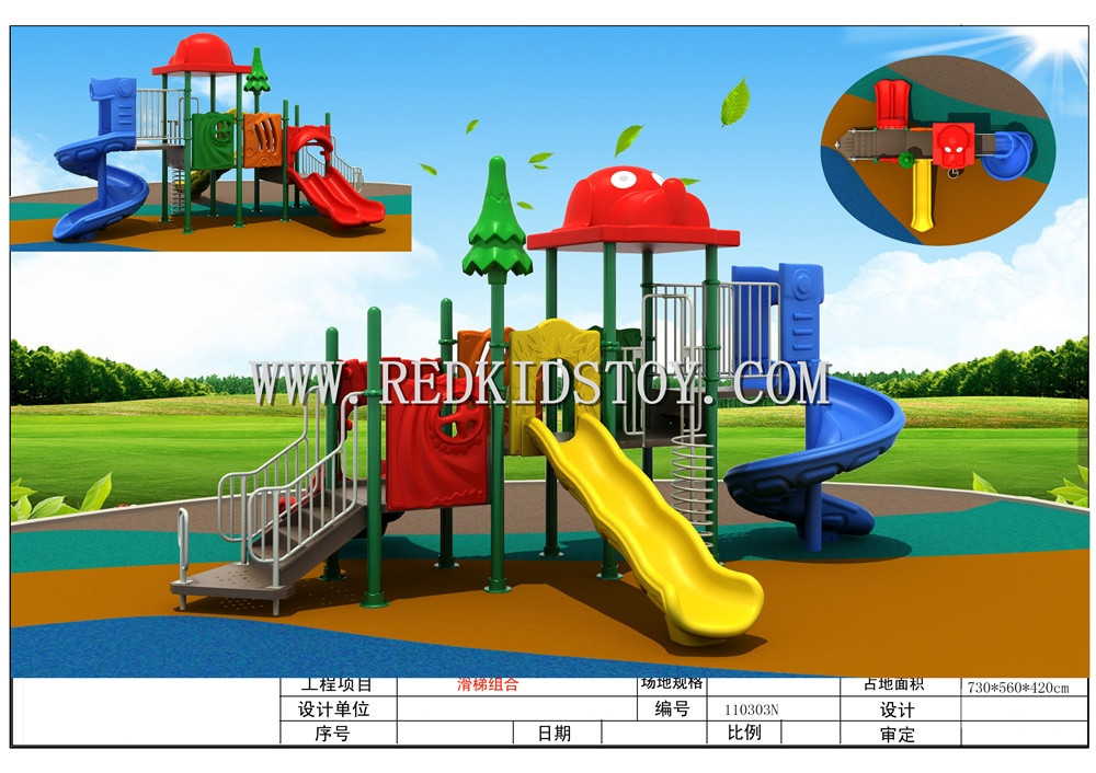 Kids Outdoor Play Equipment
 Exported to Thailand Kids Playground CE Approved Outdoor