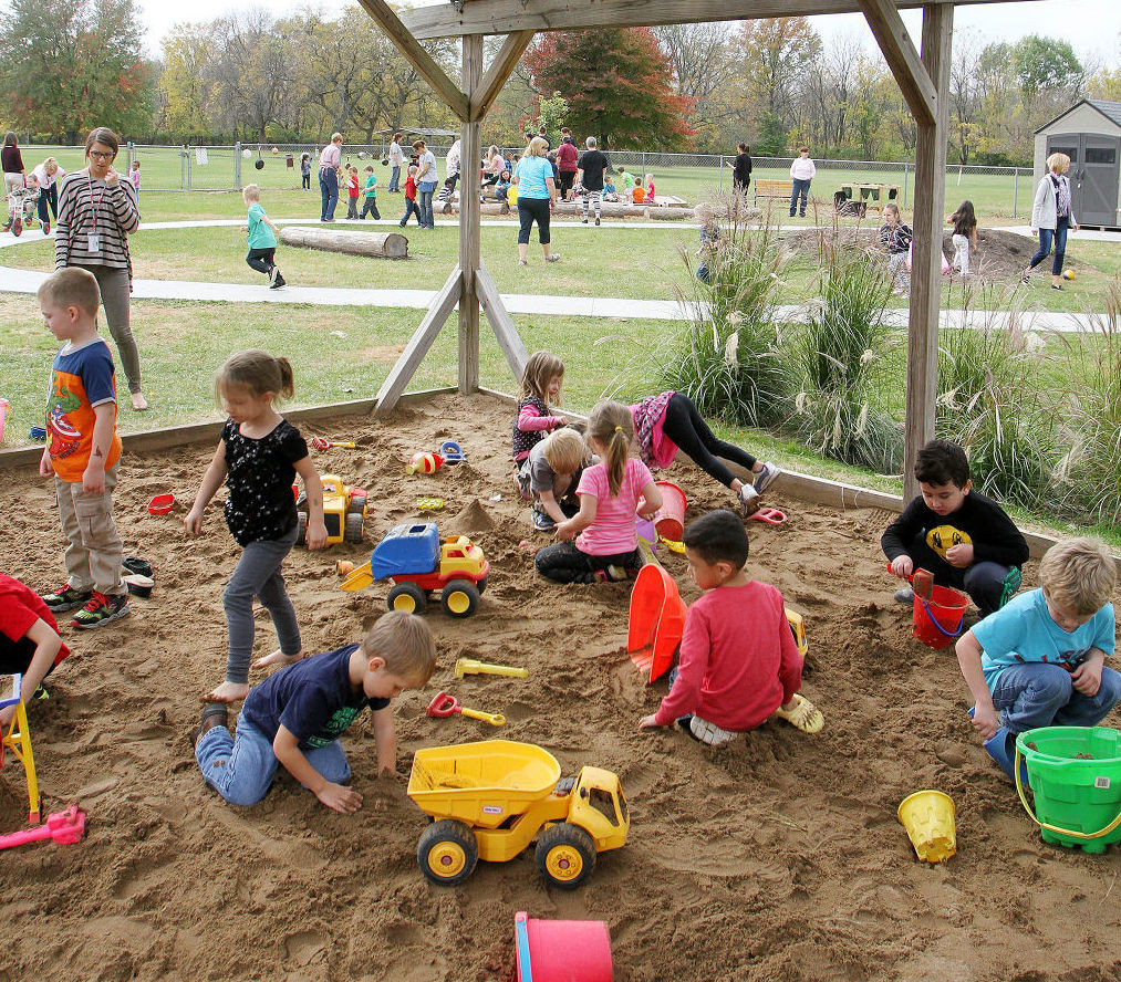 Kids Outdoor Play
 Moline preschool opens outdoor play space education center
