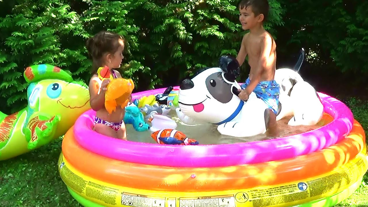 Kids Outdoor Pool
 Outdoor Playground Wather Kids Pool Fun Inflatable Pool