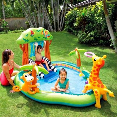 Kids Outdoor Pool
 Kids Swimming Pool Inflatable Water Slide Outdoor Small