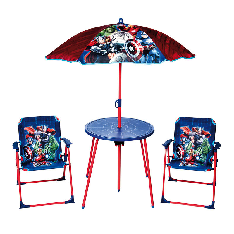 Kids Outdoor Table And Chair
 Marvel Avengers Kids Patio Set