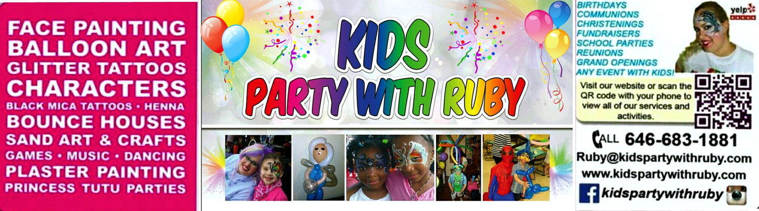 Kids Party Places In Queens Ny
 KIDS PARTY WITH RUBY Party Entertainment NYC Face