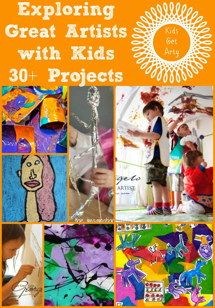 Kids Project Idea
 30 Art Projects for Kids looking at the Great Artists