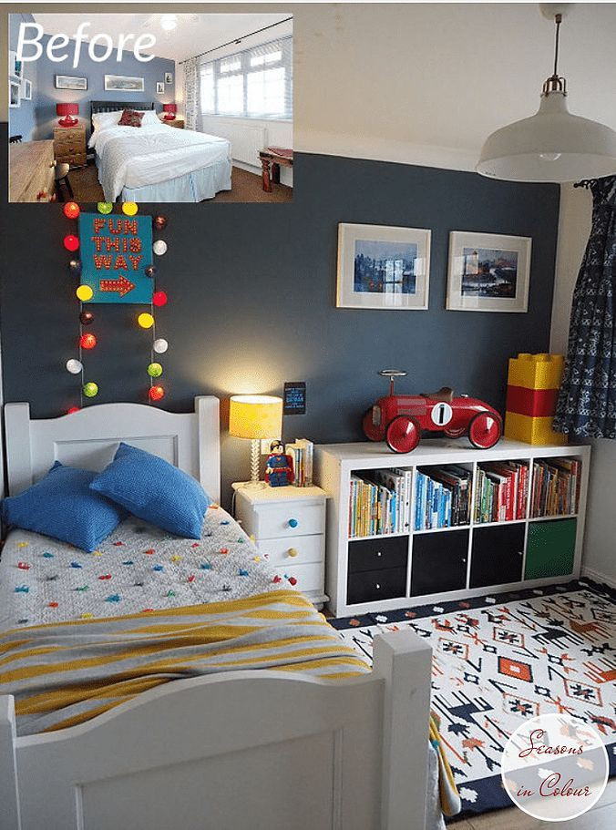 Kids Room Ideas Ikea
 Kids room makeover in blue and red