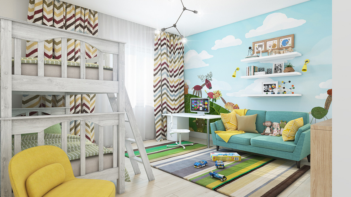 Kids Room Wall Design
 Clever Kids Room Wall Decor Ideas & Inspiration