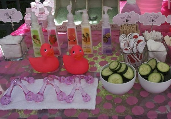 Kids Spa Party Ideas
 Pink Spring Party Ideas party time