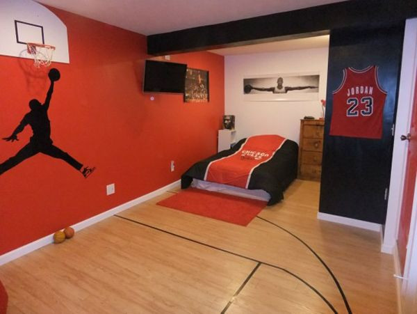 Kids Sports Room
 20 Sporty Bedroom Ideas With Basketball Theme