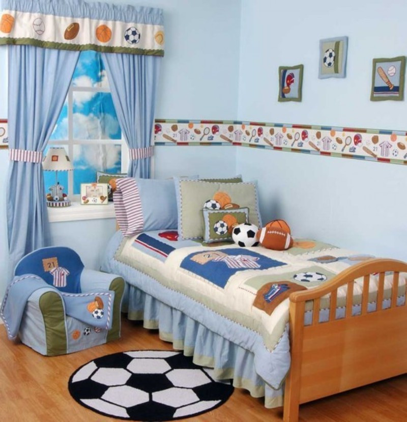 Kids Sports Room
 Kids Bedroom Ideas With Sports World Theme design