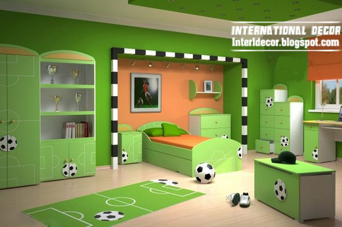 Kids Sports Room
 Cool sports kids bedroom themes ideas and designs