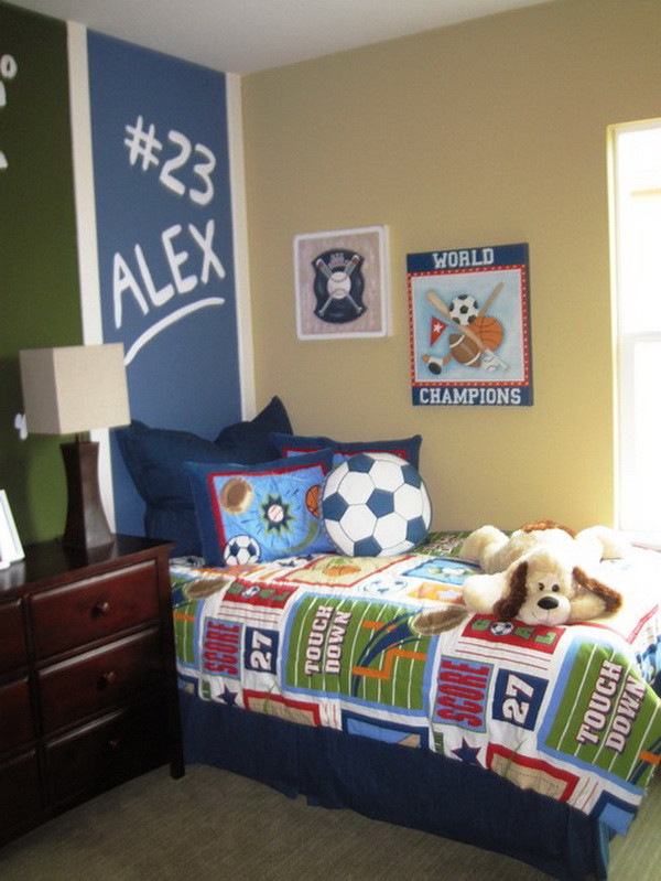 Kids Sports Room Decorations
 30 Cool Boys Bedroom Ideas of Design Hative