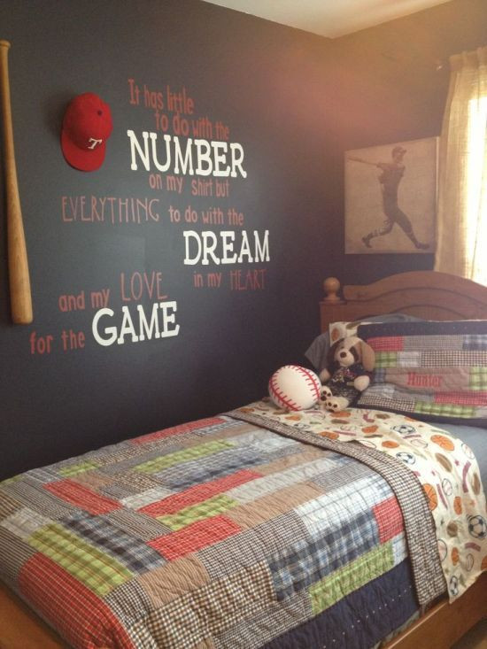 Kids Sports Room Decorations
 50 Sports Bedroom Ideas For Boys