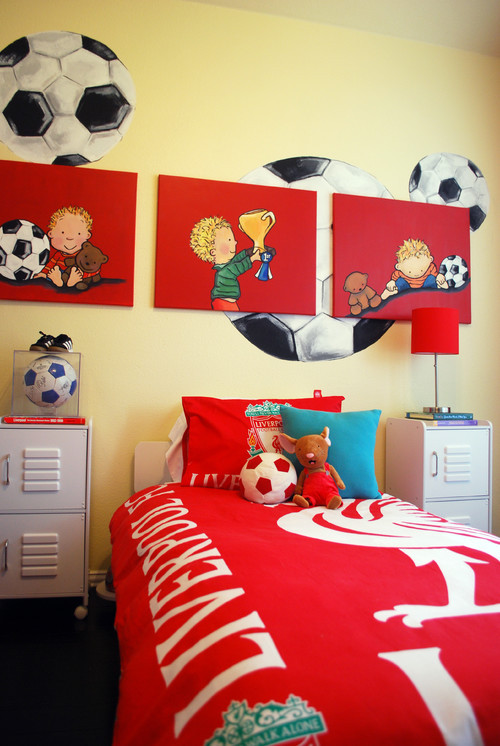 Kids Sports Room Decorations
 Playful Decor Sports Themed Kids Bedrooms