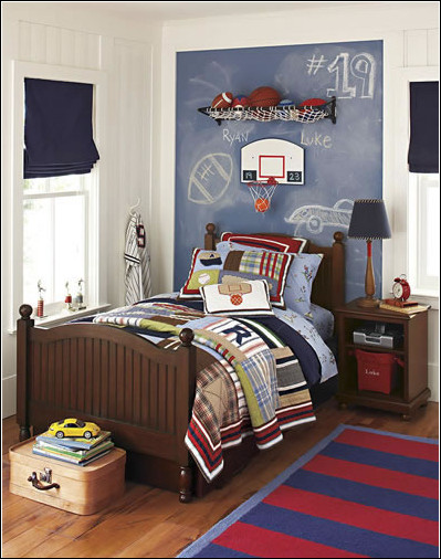 Kids Sports Room Decorations
 Young Boys Sports Bedroom Themes Home Decorating Ideas