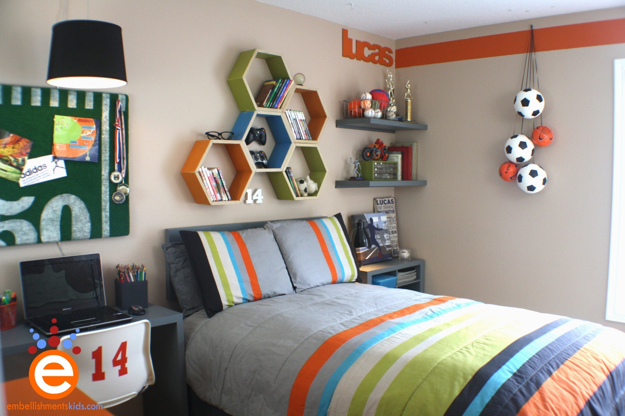Kids Sports Room
 Interesting Sports Themed Bedrooms for Kids Interior