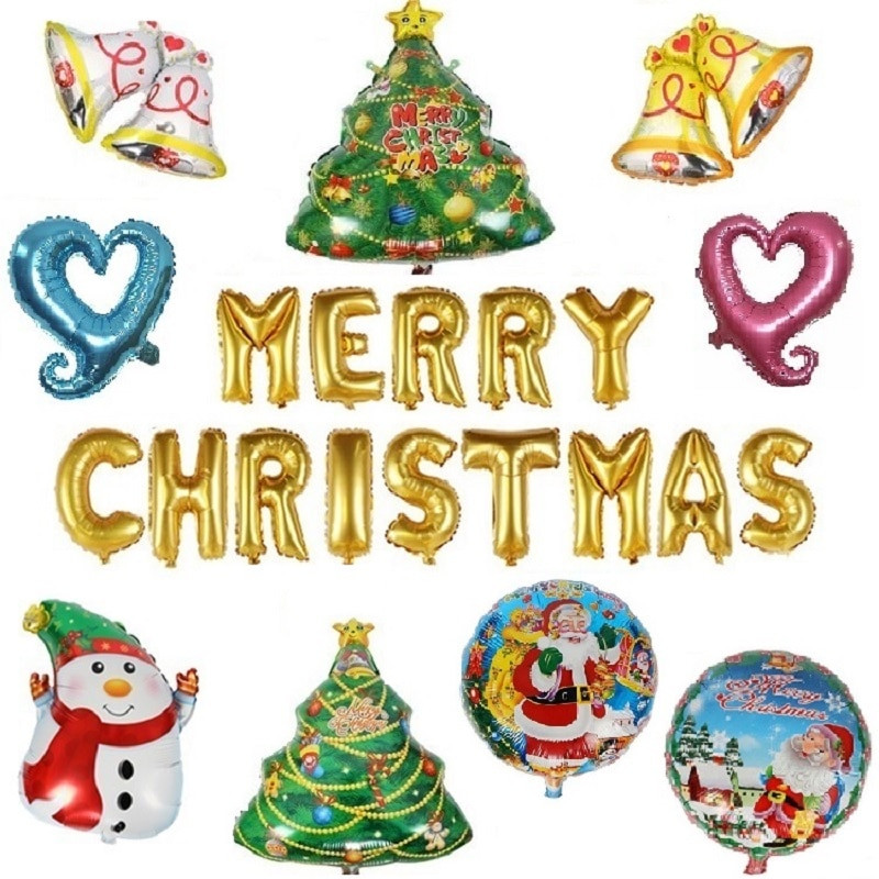 Kids Xmas Gifts 2020
 2020 Christmas Decoration Ballons Santa Bells Tree Snow