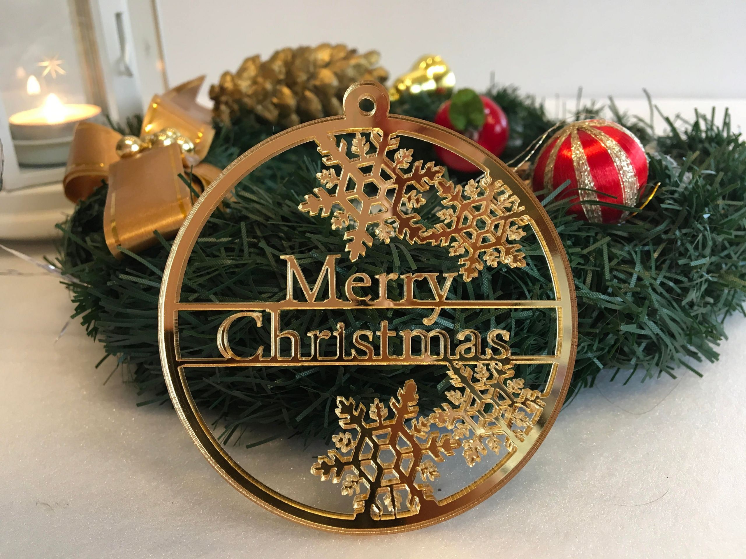 Kids Xmas Gifts 2020
 Personalized Christmas Bauble Xmas Name Ornament 2020