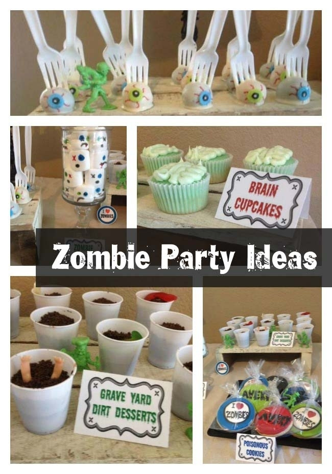 Kids Zombie Birthday Party
 12 Walking Dead Inspired Zombie Party Ideas Spaceships